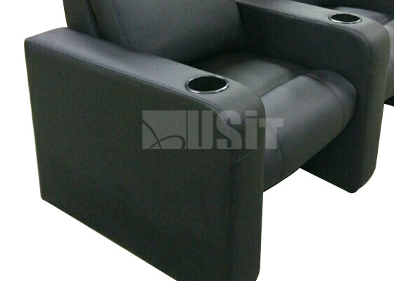 2 Seater Leather Electric Recliner Sofa Premium Genuine Leather Material