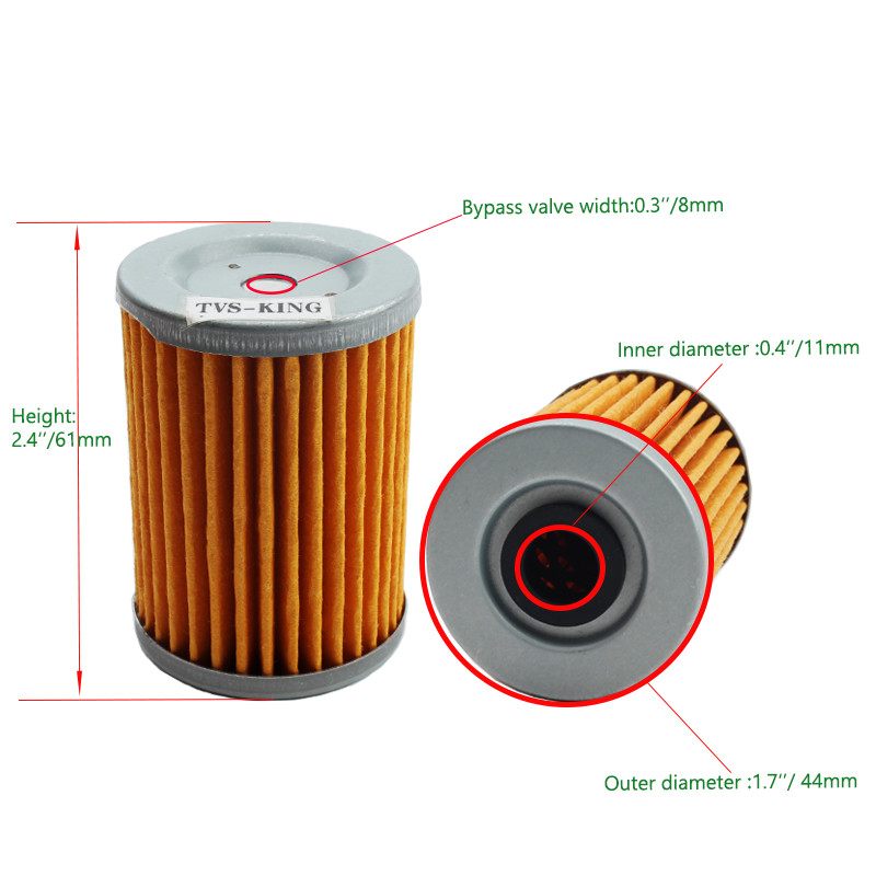 Paper core Automotive Accessories motorcycle engine oil filter fit for GS GN250 NS200 LC135 BM150 SHOGUN TVS-KING
