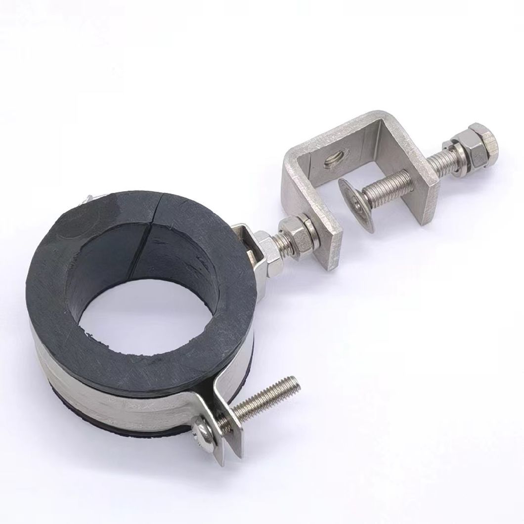 Round Type ADSS Optical Cable Fitting Fiber Optic J Hook Suspension Clamp