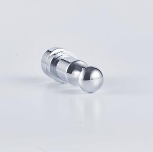 China Contemporary Robe Hooks Modern Bathroom Chrome Round Easy Install Brass Holder wholesale