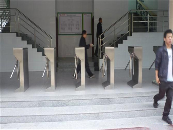 Drop Arm Tripod Turnstile Gate Vertical Stand Up Waist Height Tripod Turnstile