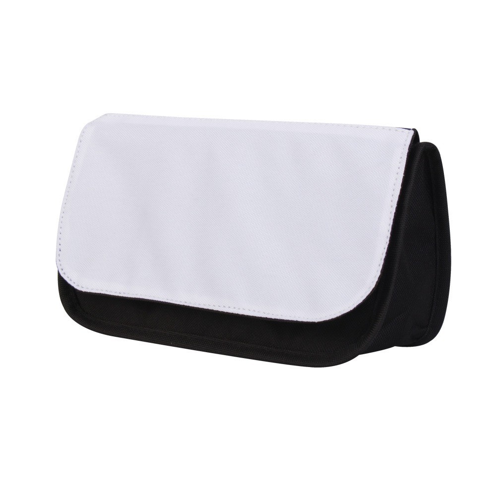 Double Layer Flip Pencil Bag Sublimation Makeup Bag For DIY Photos Printing