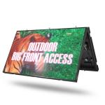 Aluminum 110V Full Color LED Signs , LED Pylon Signs Adjustable 15 Level