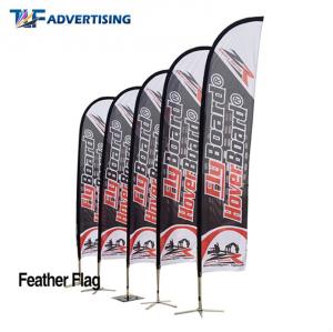 China 16ft Flag Advertising Banners Large Swooper Anti Corrosion Vertical High Precison wholesale