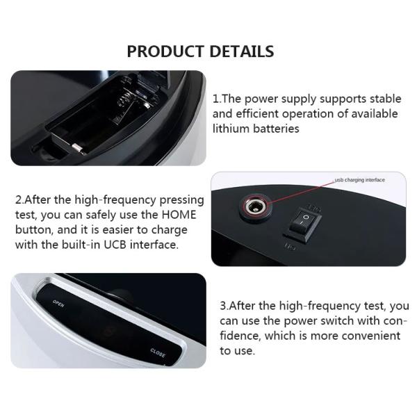 Fire Embedded Smart Trash Can Stainless Steel Smart Garbage Bin