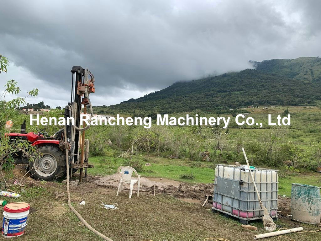 Deep Tractor Mounted Diesel Water Well Rock Drilling Machine Well Drilling Rig