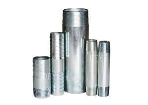 China Hot Dipped Galvanized HDG Barrel Nipple With NPT BSPT wholesale