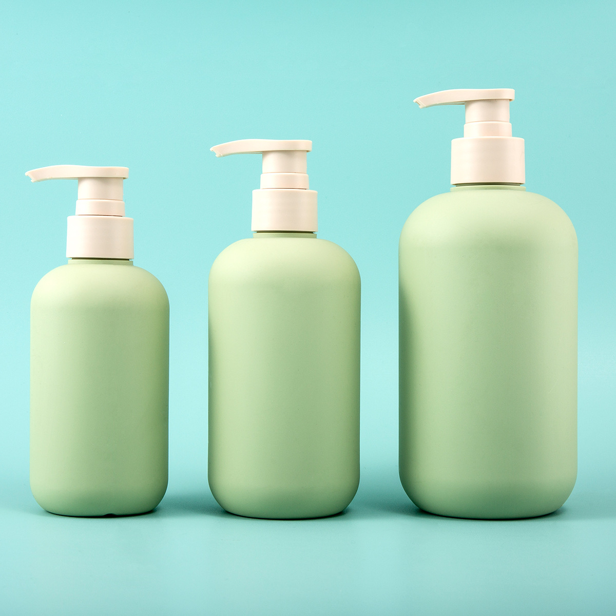 Samples Process 2-3 days 200ml 250ml 500ml Plastic Recycled HDPE Lotion Pump Shampoo Bottle for Luxury Eco PCR Packaging