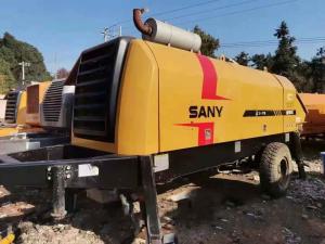 China Diesel Used Concrete Trailer Pump Sany HBT8018C 180kw Rated Power wholesale