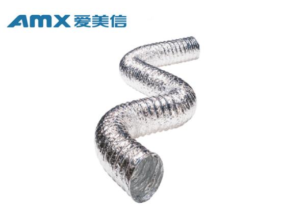 Aluminum Foil Exhaust Pipe Smoke Exhaust Hose Parts , Flexible Welding Duct