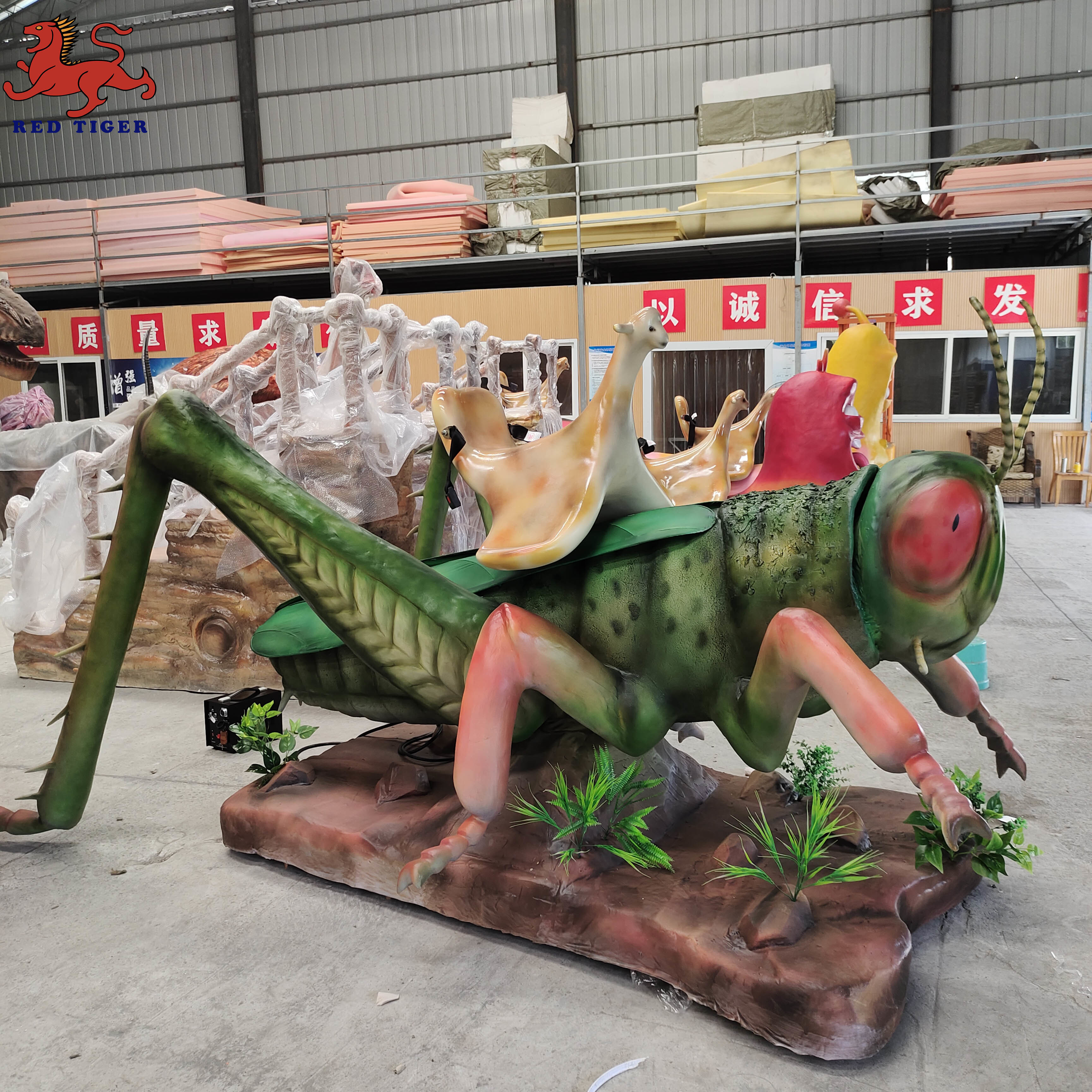 T Rex Animatronic Dinosaur Ride Weather Resistant 12 Months Warranty