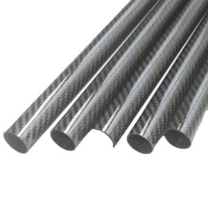 China Production Leadtime 35-45 Days 40mm OD Round Carbon Tube 3.5m Matte Carbon Fiber Tube wholesale