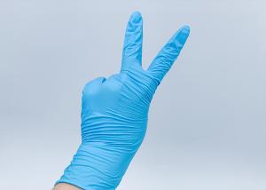 China Hospital Disposable Examination Nitrile Gloves Medical Surgical Gloves / Free sample wholesale