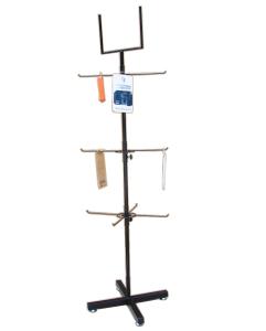 China Floor Standing W400mm H1500mm Rotating Display Shelf For Advertising wholesale