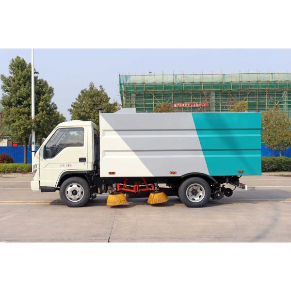 Foton 7.36t 85 Horsepower Engine Road Sweeping Truck for Sweeping Stone Cinder Cement Block, Small Brick, Soil Block, Mud