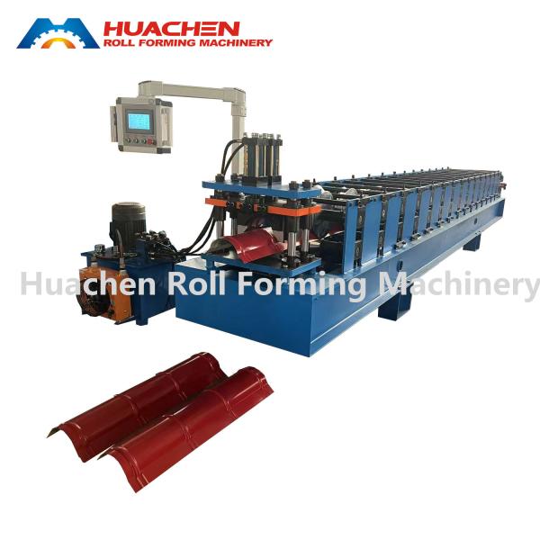 Quality China Ridge Cap Tile Roll Forming Making Machine for sale