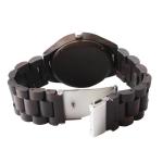Men Wooden Wrist Watch Dial 3 Atm Water Resistant Bamboo Quartz Watch