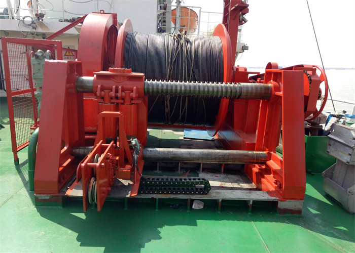20T Electric Winch With Spooling Device For Offshore