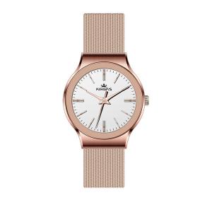 China Quartz Stainless Steel Wrist Watch , Metal Strap Watches For Men wholesale