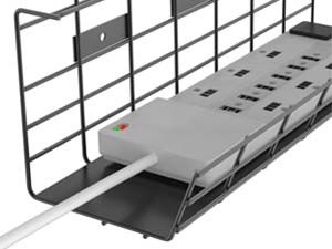 Wire Management Tray for Under Desk Cable Organizer Fabric Type Cable Management Tray