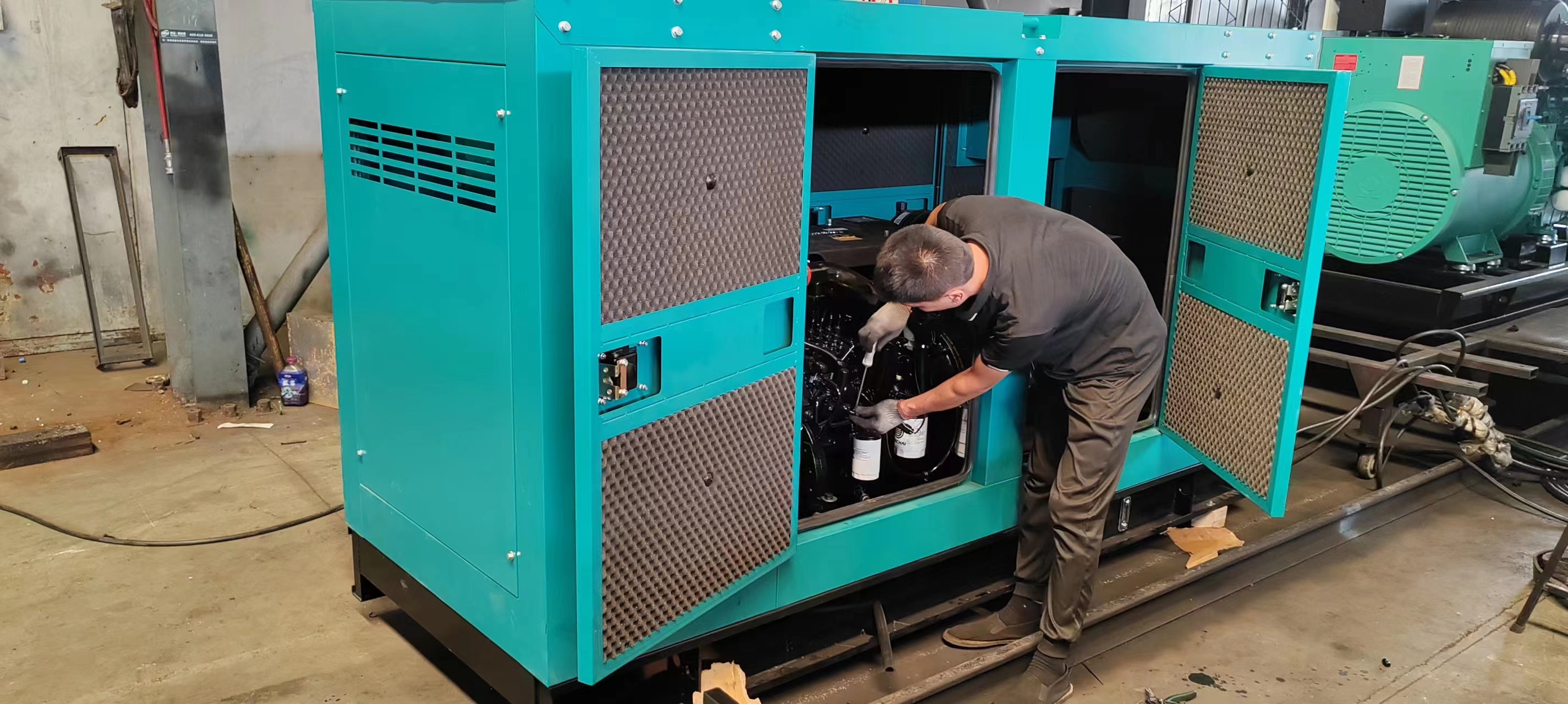 Marathon Alternator 75KW Weichai Silent Speaker Generator Set for Backup Power Supply