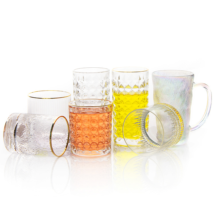 11oz Double Old Fashioned Whisky Glasses Cups 310ml Heavy Base Crystal Rock Glass Whiskey Cup for Cocktail