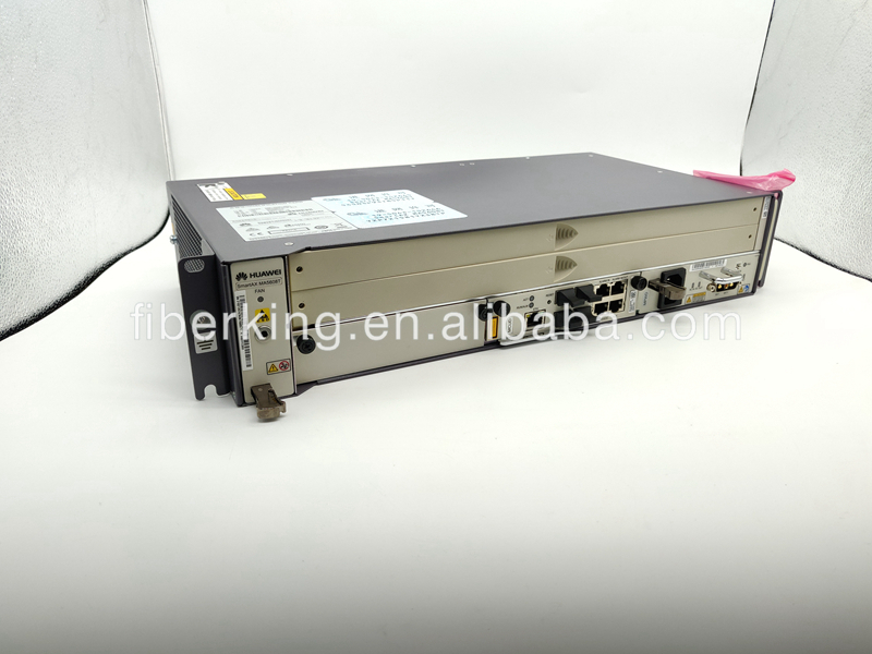 FTTH Optical Line Terminal Smartax Ma5608t Mini Olt HUAWEI chassis with 1 MCUD 1 MPWD