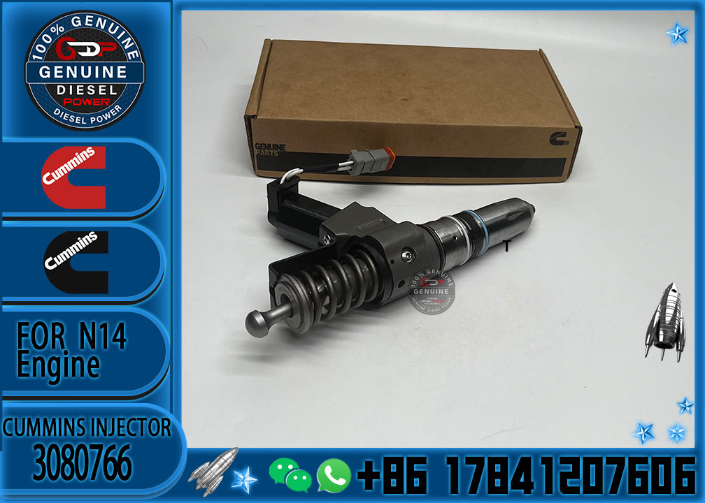 3080766 Diesel Common Rail Injector for Cummins N14 Engine Diesel Engine Spare Parts