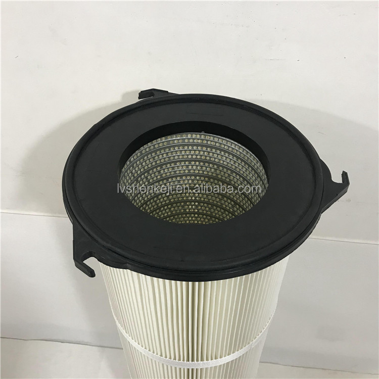 Collector Dust Filter Cartridge High Efficiency 99.5% 0.5μ Porosity