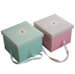 Snacks Souvenir Packing Cardboard Suitcase Box With Handle CMYK PMS