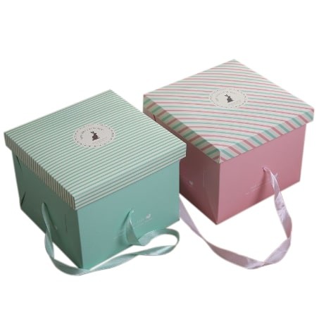 Snacks Souvenir Packing Cardboard Suitcase Box With Handle CMYK PMS