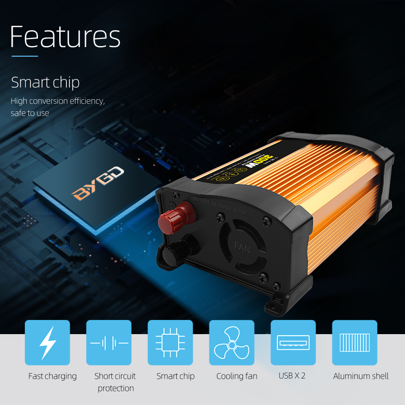 Orange Smart China Wholesale Hybrid Solar Inverter 500W Solar Built-In Mppt 100A 500W Solar Inverter