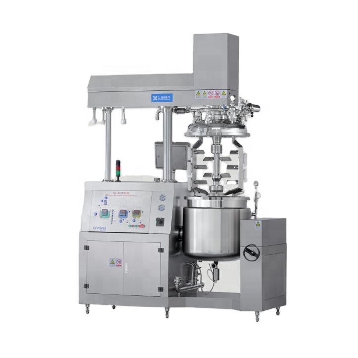 Vacuum Liquid Soap Mixer Machine 500 L Gel Making Machine With Homogenizer