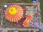Red Yellow Roof Cover Outdoor Circus Tents