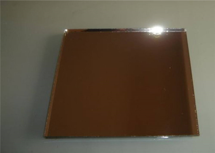 Shape Customized Dark Grey Tinted Glass , Tinted Plate Glass For Windows / Doors