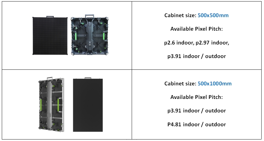 900nits P2 Indoor Rental LED Display Stage High Definition Led Screen 1920-3840Hz