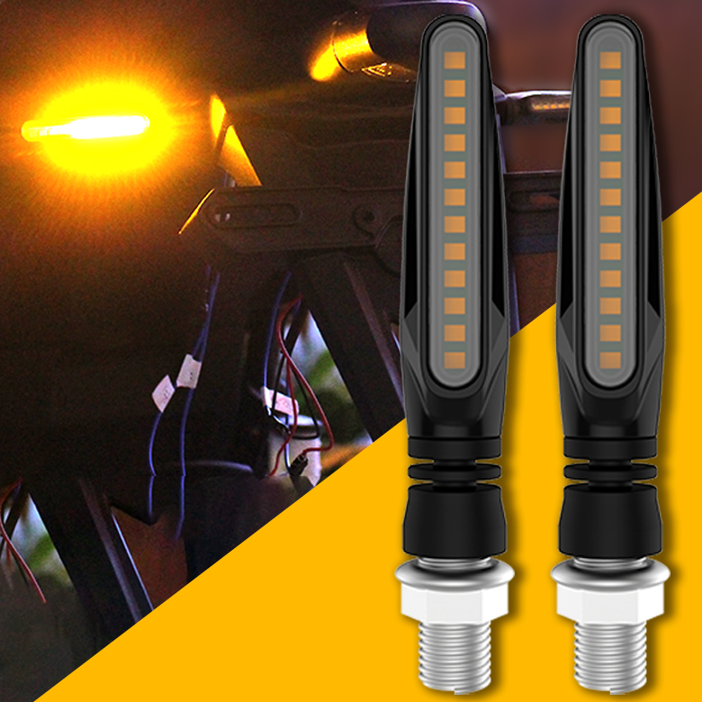 Lifespan 30000h Motorcycle Turn Signal Indicator ABC PC Motorbike Indicators