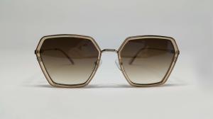 China Fashion Designer Women Sunglasses Oversized Flat Top Square Frame UV 400 wholesale