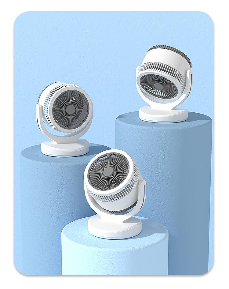 Household Desktop Air Circulation Fan with Portable USB Charging and Table Design 5V