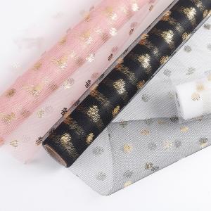 China 50cm*5Y Poly Floral Mesh Wrap wholesale