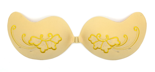 Strapless padded invisible multi-way freebra silicone adhesive bra