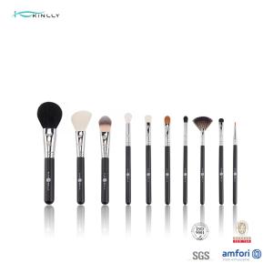 China 8pcs Wooden Handle Makeup Brushes Cosmetic Brush Set Custom Logo wholesale