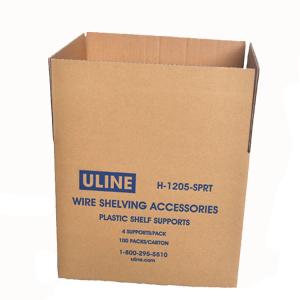 China Portable Plain Brown Corrugated Gift Box Lightweight For Shipping wholesale
