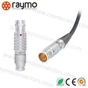 China Metal Push Pull Cable Connectors FGG 4 Contacts EMC Shielded LEMO FGG0B304 wholesale