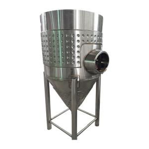 China 500 Liters Fermentation Tank Electric Heated Vacuum Seed Fermenter wholesale