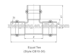 V Style Pipe Connector Coupling Rust Resistant Zinc Plated Surface