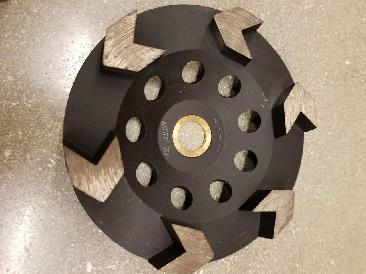 8 Inch Diamond Cup Wheels Round Sintered Marble Grinding Wheel Special Shaped