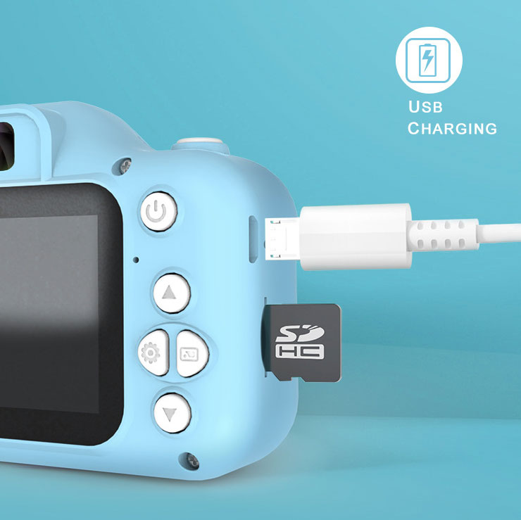 Playing Function Kids Digital Camera for Kids ABS Material Best Birthday Festival Gift