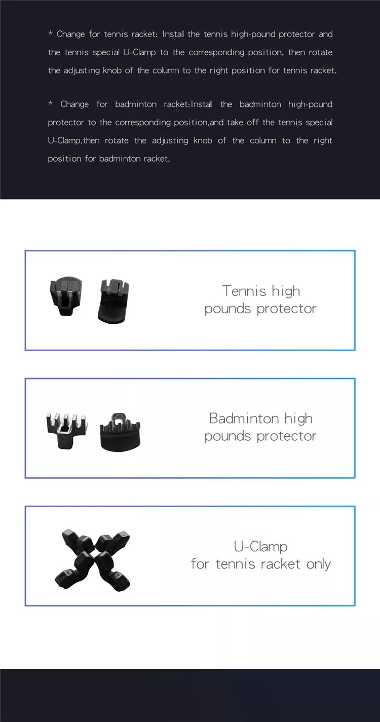 Automatic Siboasi Tennis Racket Stringing Machine With Storage Memory