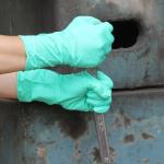 3A 9 Inch Xingyu Latex Free Disposable Nitrile Gloves Powder Free